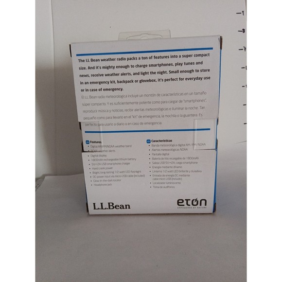 L.L. Bean weather alert radio, charges smartphones - Picture 2 of 7